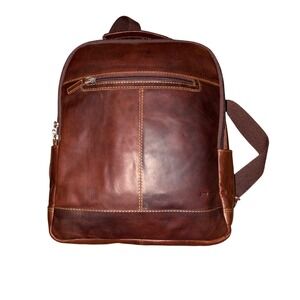 Jack Georges Voyager Compact Convertible‎ Backpack Crossbody Brown